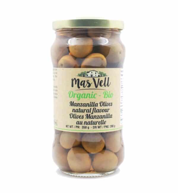 Mas Vell Organic Manzanilla Olives