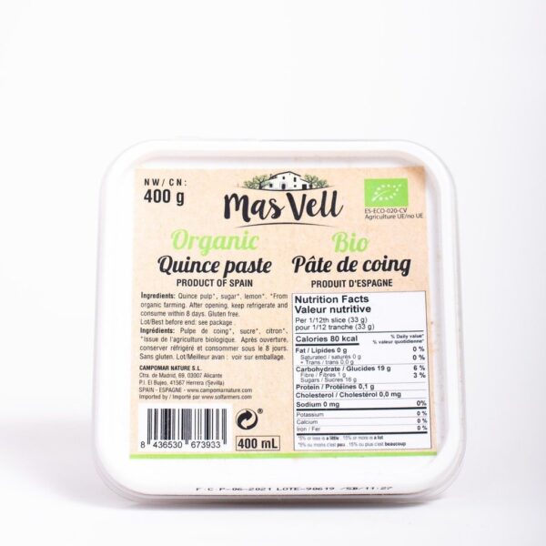 Mas Vell Organic Quince Paste 3