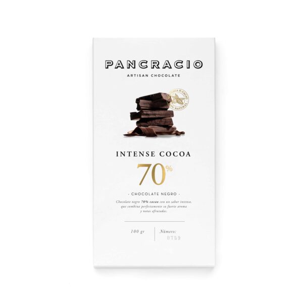 Pancracio Intense Cocoa 70% Dark Chocolate bar