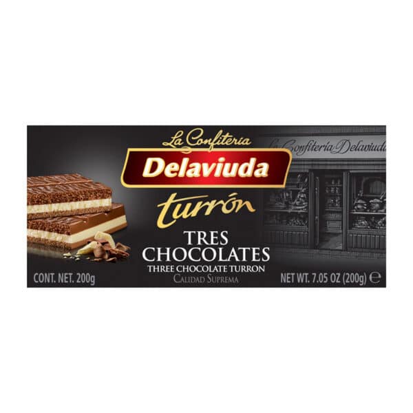 DelaViuda Three Chocolate Turron