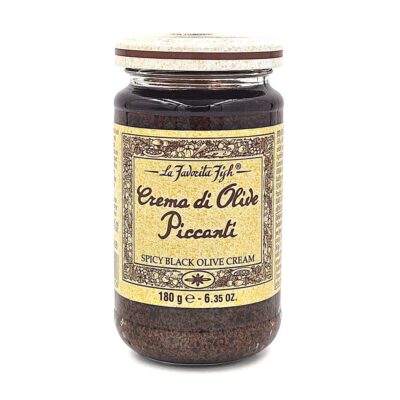 La Favorita Spicy Black Olive cream