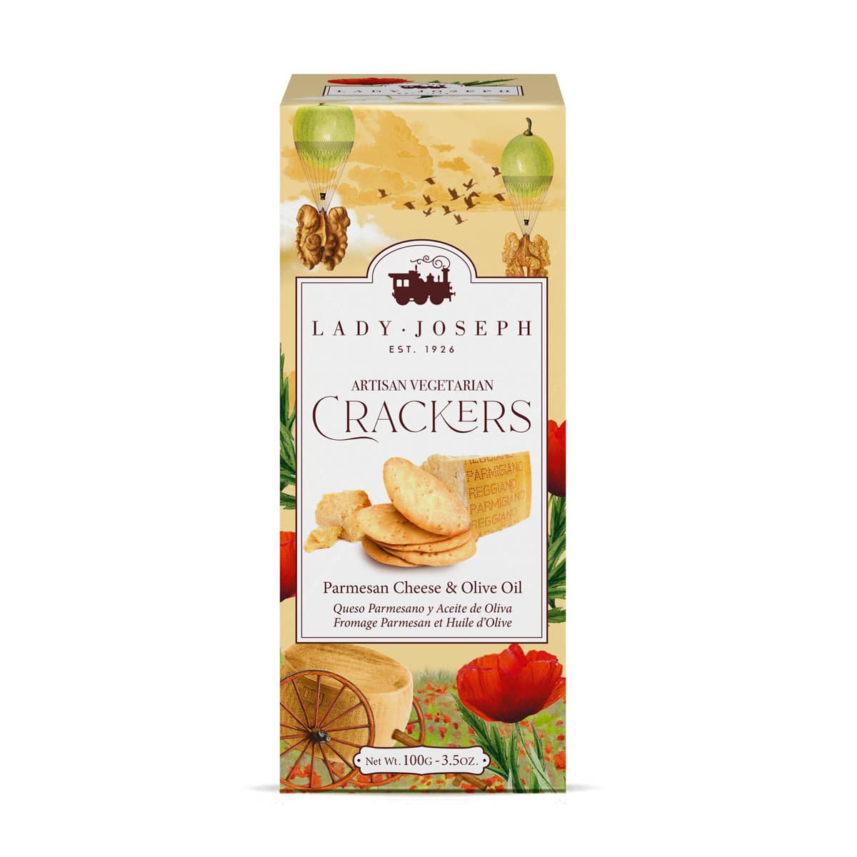 Lady Joseph Parmesan Cheese Olive Oil Crackers