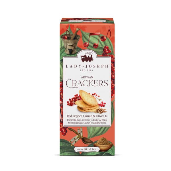 Lady Joseph Red Pepper, Cumin & Olive Oil Crackers