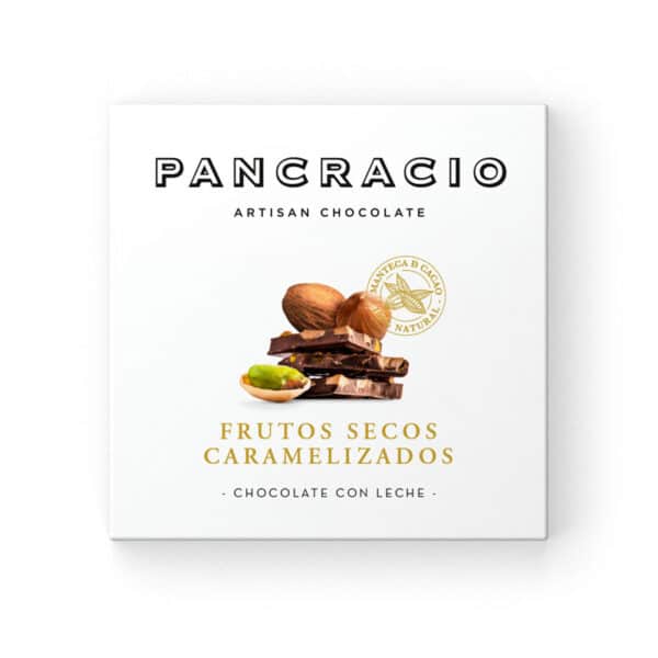 Pancracio Caramelized Nuts Mini Milk Chocolate Bar