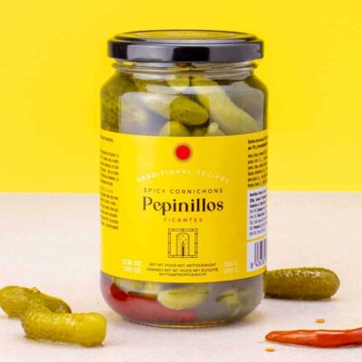 Triana Spicy Cornichons in Wine Vinegar